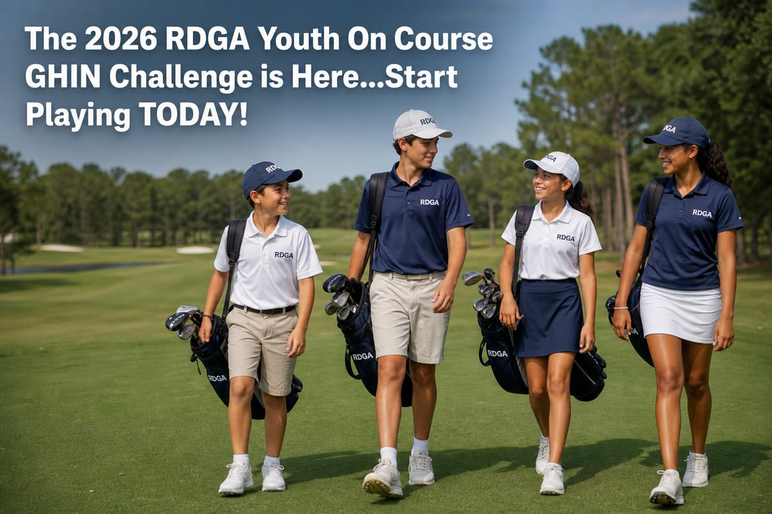 RDGA Youth On Course Golfers at Fairway