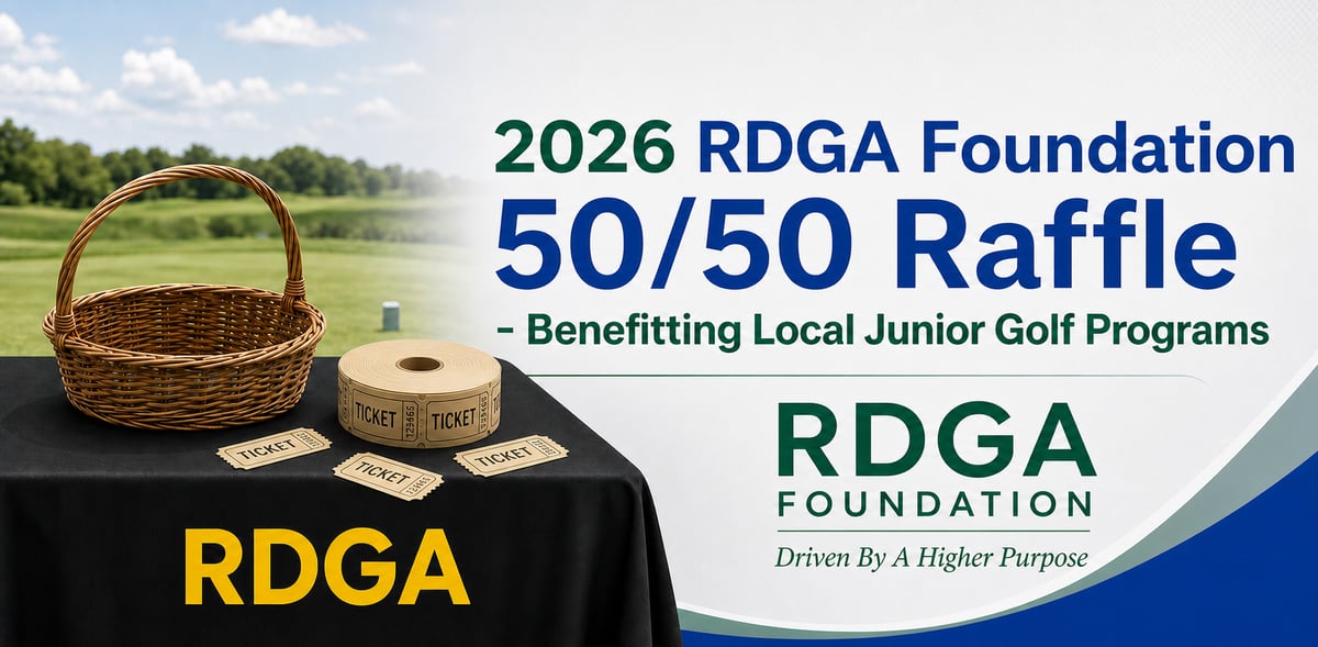 Raffle Tickets in Yellow Basket on Golf Tee Box-2